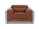 Global United Top Grain Italian Leather Chair