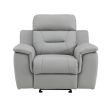 Global United Modern Reclining Leather Air Upholstered Chair