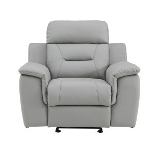 Global United Modern Reclining Leather Air Upholstered Chair