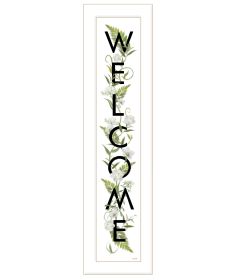 "Welcome Sign II" by House Fenway, Ready to Hang Framed Print, White Frame