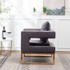 Lenola Contemporary Upholstered Accent Arm Chair, Gray