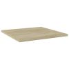 Bookshelf Boards 8 pcs Sonoma Oak 15.7"x15.7"x0.6" Engineered Wood