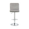 COOLMORE Bar Stools with Back and Footrest Counter Height Dining Chairs 2PC/SET